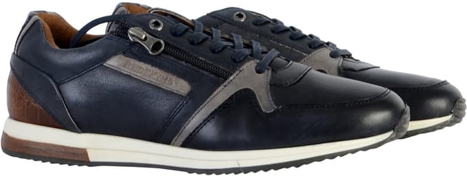 Ludic leren sneakers