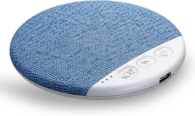 Kussenluidspreker - Slaaphulp Luidspreker - Rustig Slapen - Ingebouwde Witte Ruis - 96x12mm - Blauw