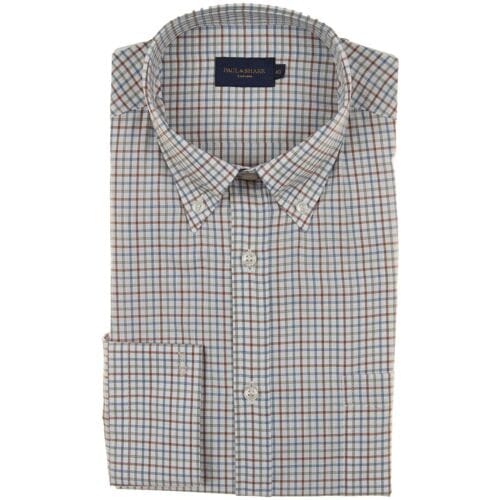 Paul & Shark Overhemd Supima Cotton Check Shirt Multicolor / male