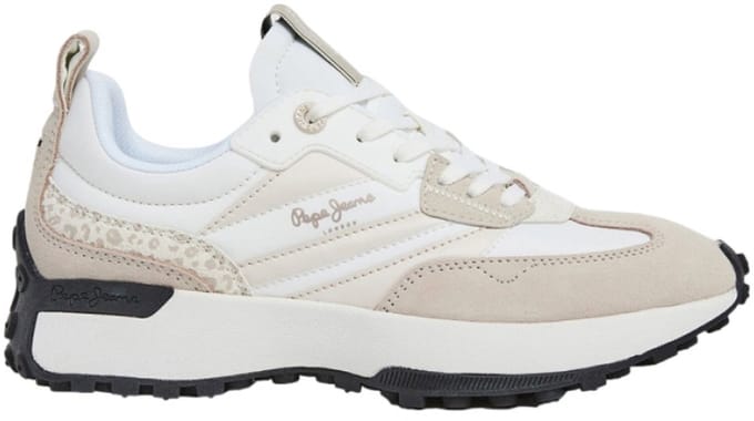 Pepe Jeans Lucky Print Leren Sneakers
