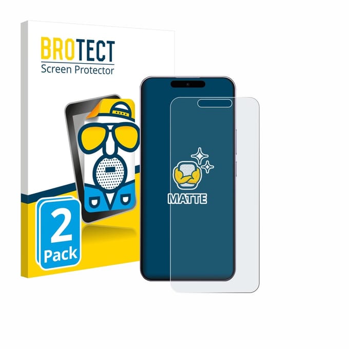 BROTECT - Screenprotector voor Oukitel P1 Pro - Folie Beschermfolie matte 2 Stuks