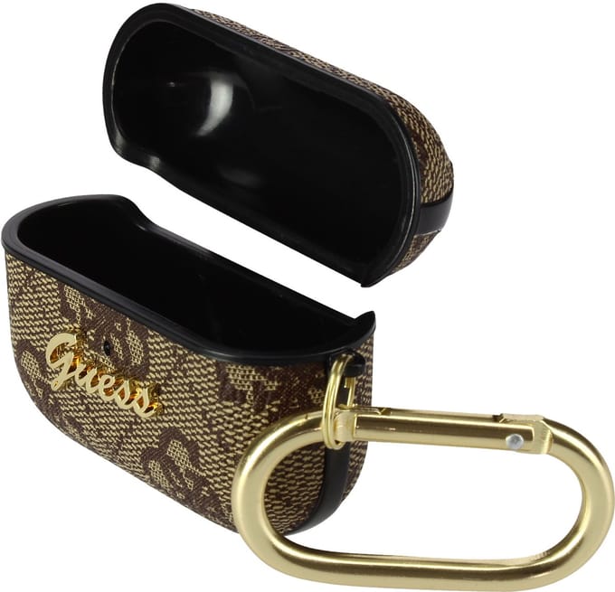 Guess 4G Script Logo AirPods Pro Case - Brown