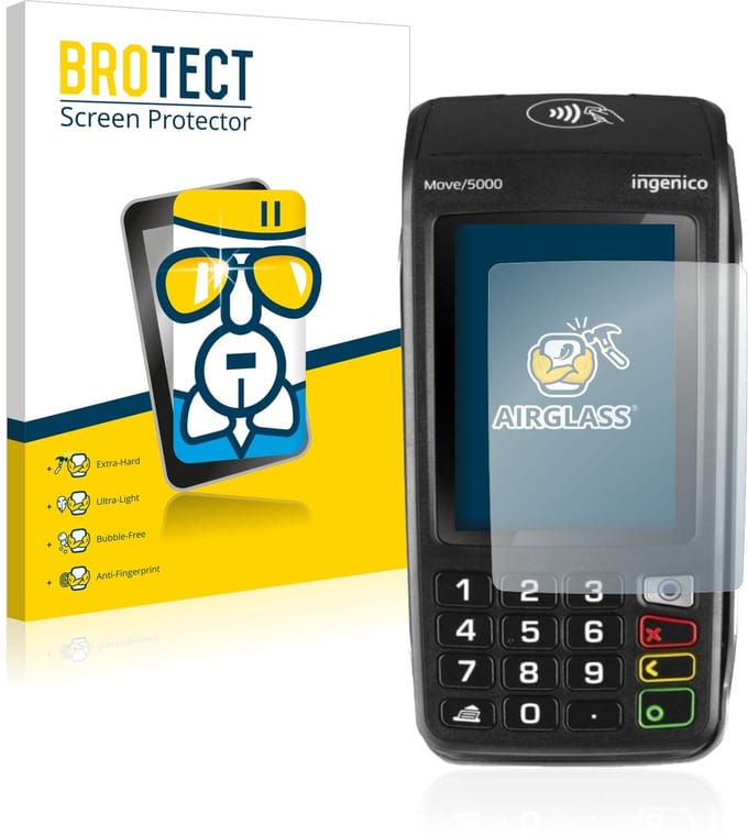 Screenprotector voor ingenico Move 5000 Beschermglas transparant