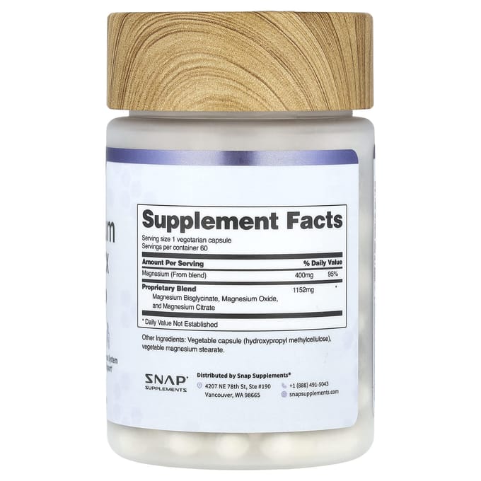 Magnesium Complex, 60 Capsules
