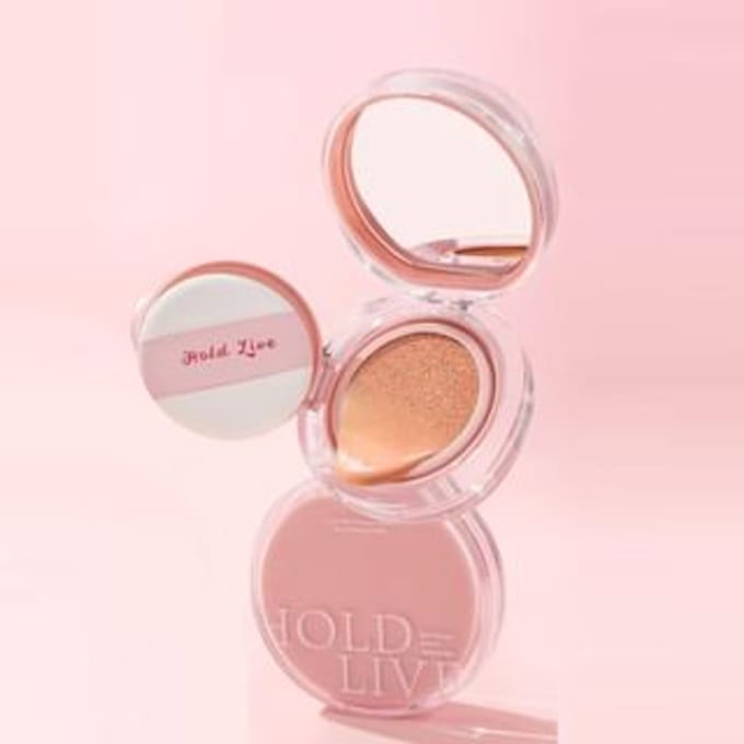 HOLD LIVE - Soft Mist Radiance Air Cushion Cream - 2 Colors #H02 with refill - 13g x 2