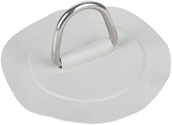 Dailygoods- D Ring Patch 6in - PVC - Roestvrij Staal - Opblaasbare Boot - Vlot - Kajak/Cano - Goede prestaties - Bootaccessoire