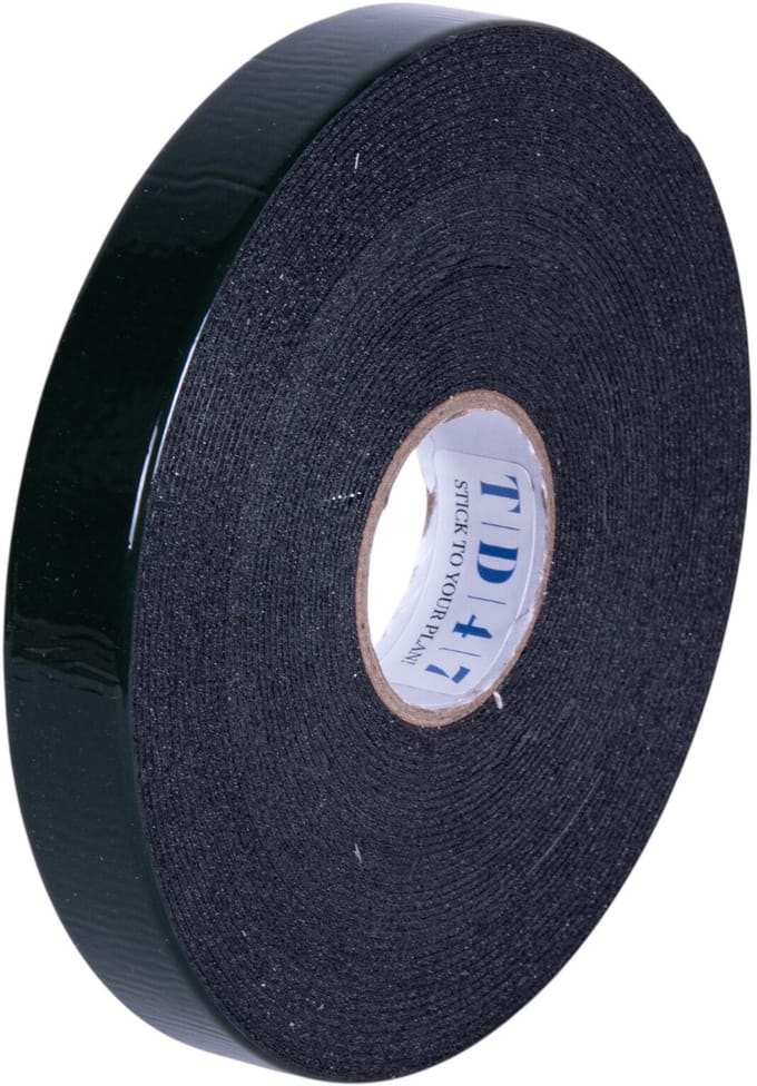 TD47 Dubbelzijdige Foam Tape 19mm x 10m Zwart