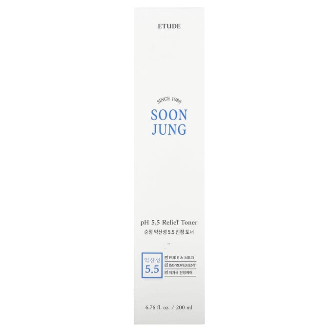 ETUDE, tonique apaisant pur et légèrement acide 5,5, 200 ml (6,76 fl oz) white