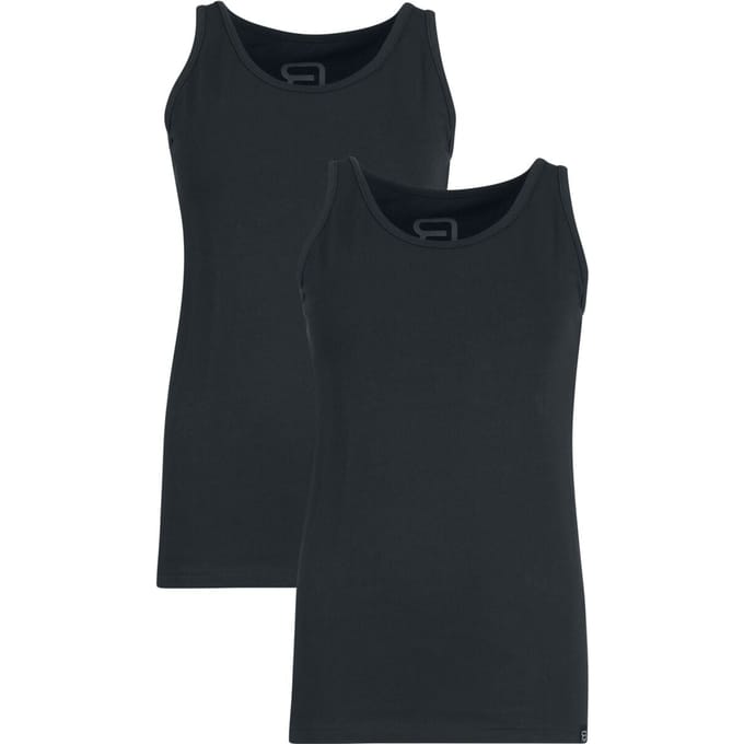R.E.D. by EMP Top - Basic Double Pack - S tot XXL - voor Vrouwen - zwart