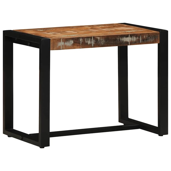 vidaXL - Bank - Multicolor - 60x35x45 - cm - Massief - Hout - Hergebruikt