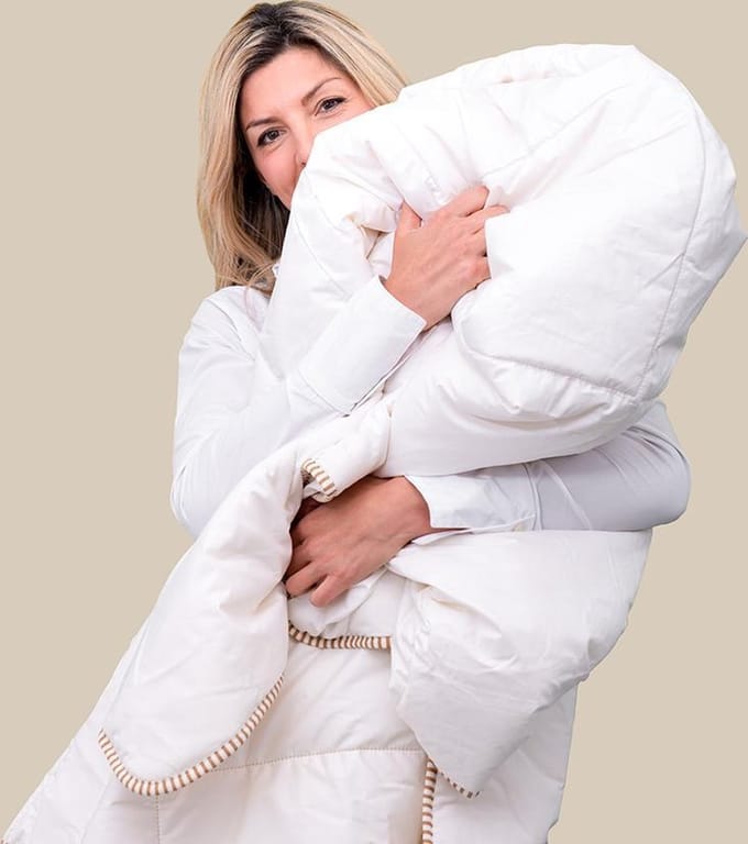 Hibboux Woozy Wool dekbed 140x220 wollen dekbed