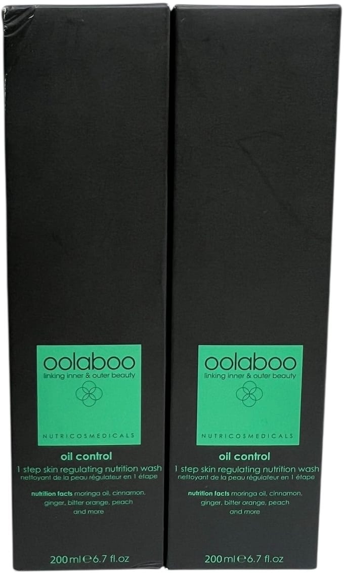 2x Oolaboo oil control wash - 200 ml