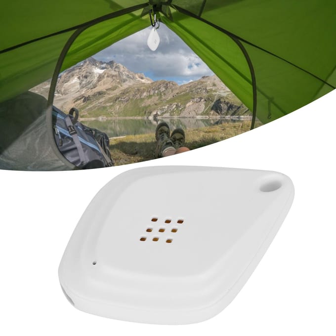 Draagbare Stille Ultrasone Muggenverjager Doder USB Insectenverjager met Ophanghaak Wit white