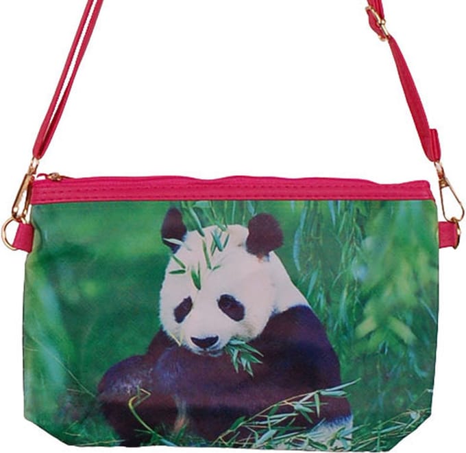 Schoudertasje Panda - 25x17cm