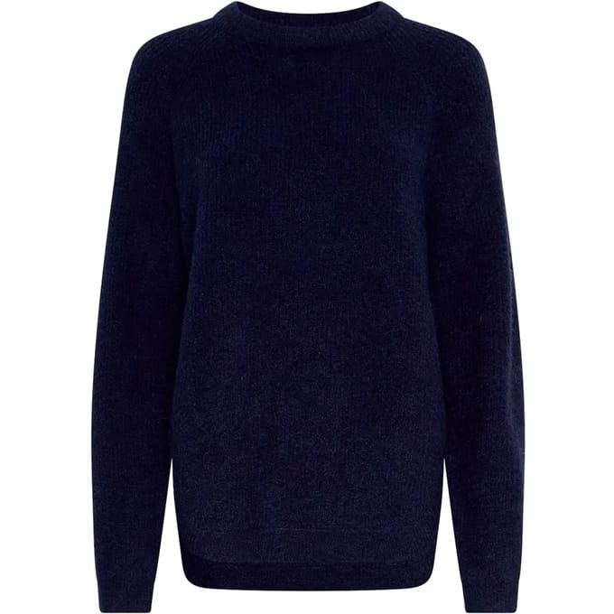 Relaxed fit gebreide pullover met alpaca-aandeel model 'Miabelle Hope'