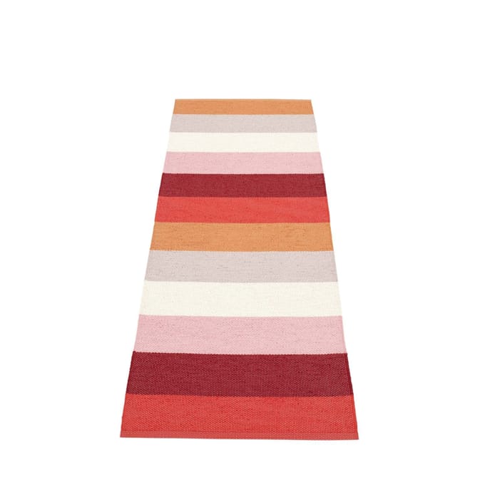 Pappelina - Molly vloerkleed - zonsondergang - 70 x 200 cm - rood