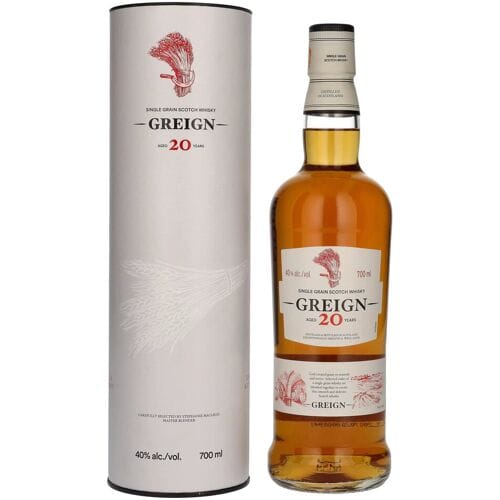 Greign 20 Years Old Single Grain Scotch Whisky 40% Vol. 0,7l in geschenkverpakking