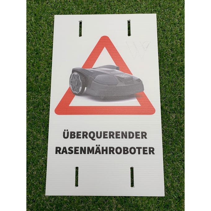 Bordje overstekende robotmaaier 37x23 de