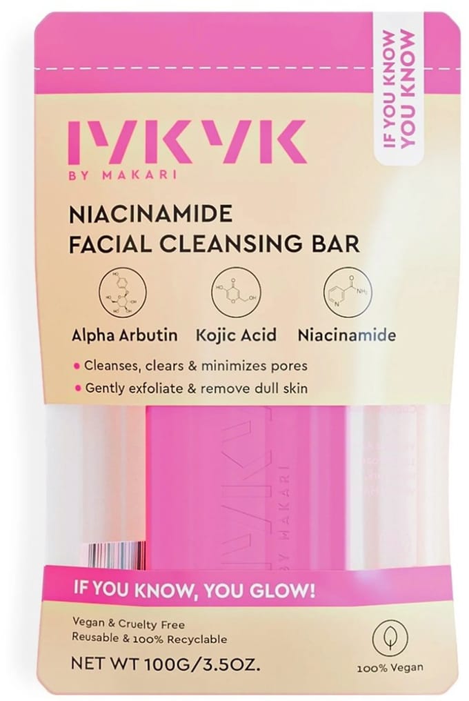 MAKARI IYKYK Niacinamide Facial Cleasing Bar - 100gr