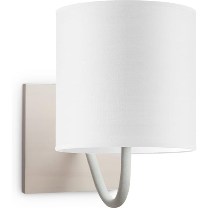 wandlamp beach bling Ø 16 cm - wit
