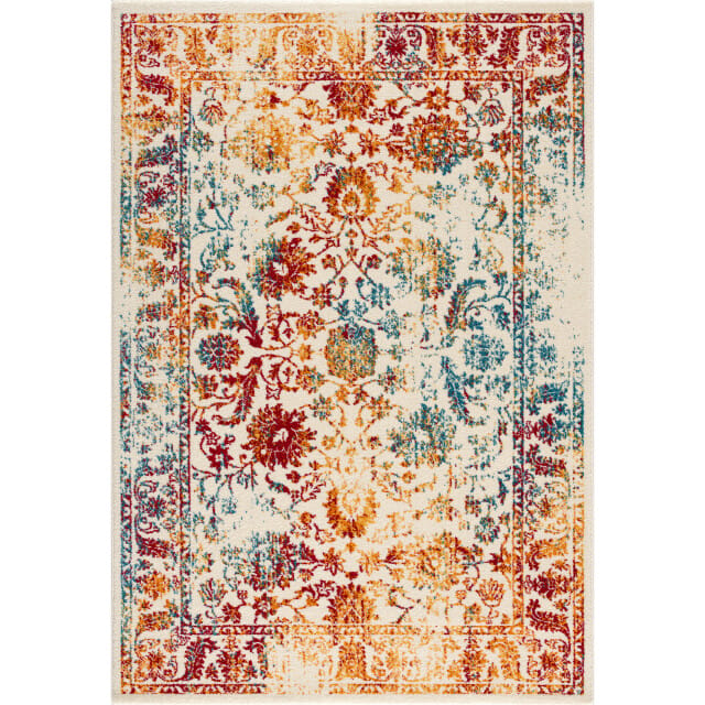 Muratap Vintage van gogh vloerkleed multi laagpolig- 80x150 cm