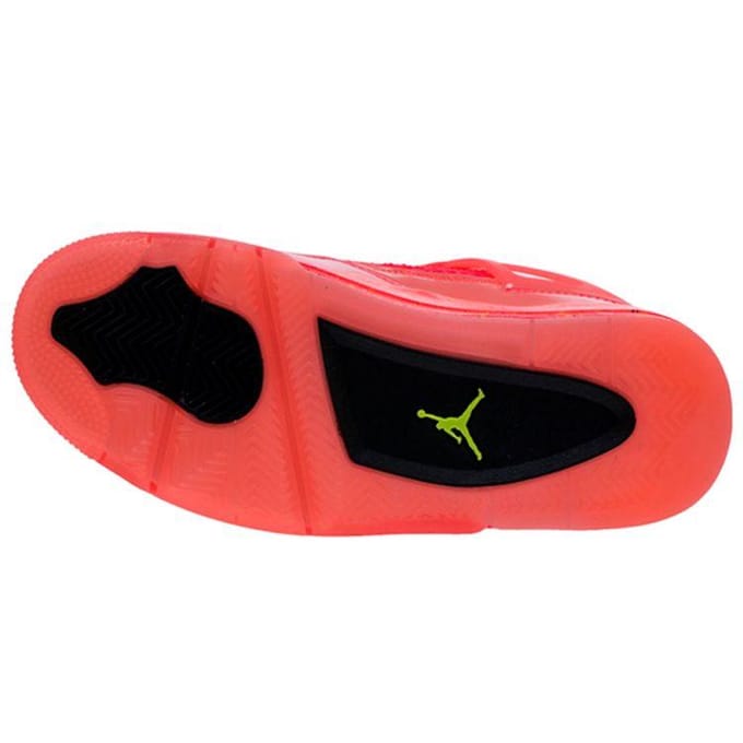 Air Jordan 4 Retro NRG Hot Punch Dames Sneakers Rood Zwart Volt AQ9128-600 44 red
