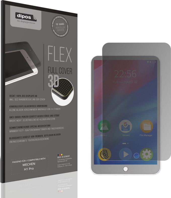 dipos FLEX – Matte Privacy Screenprotector geschikt voor MECHEN H1 Pro | Volledige Schermbescherming | Case-Friendly