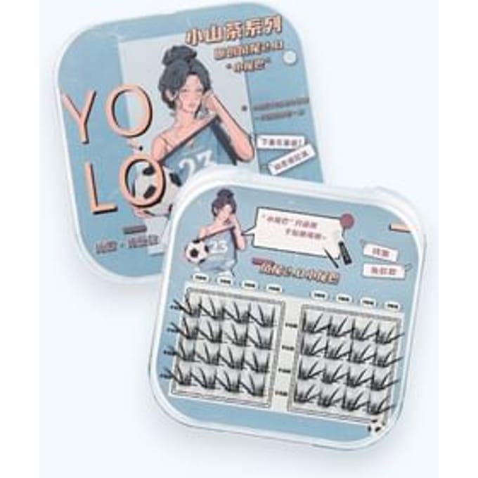 YOLO YYX - Camellia Series Phoenix Tail Individual False Eyelashes (2.0 Edition) - 2 Types Glue Version (16 pairs/32 clusters)