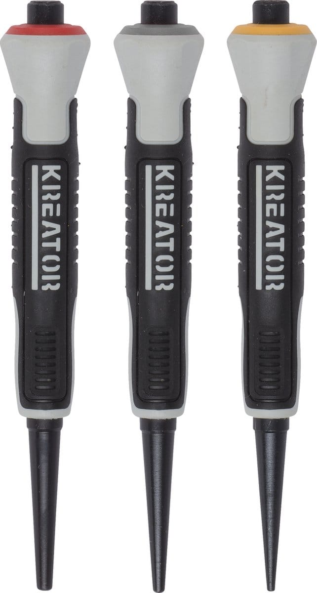 Kreator - Hand tools - KRT463009 - Drevel - 3 st. - hoge kwaliteit