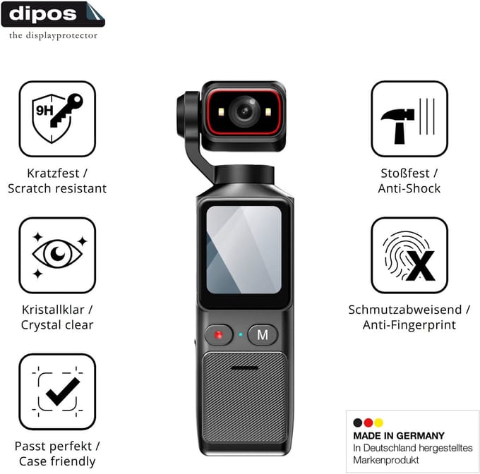 dipos – 2x Pantserfolie geschikt voor IKLOOCQ WH129S3 | 9H Screenprotector