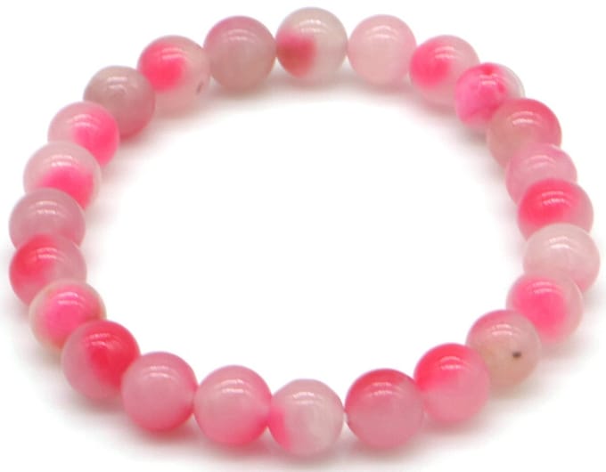 Armband - Natuursteen Chalcedoon - 8mm