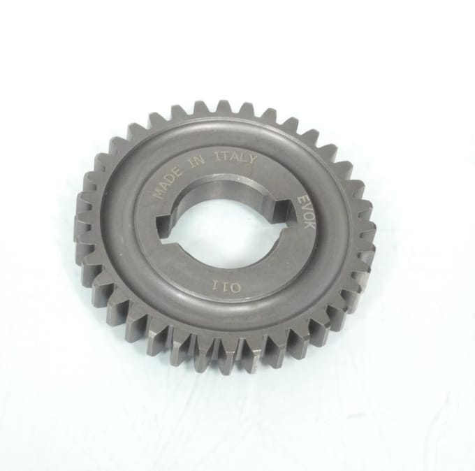 Pignon entrainement axe roue arrière EVOK pour mobylette Piaggio Ciao 36 dents