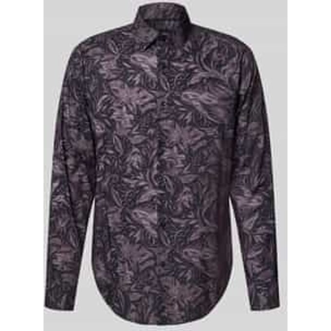 Loose fit zakelijk overhemd met kentkraag, model 'Matty'