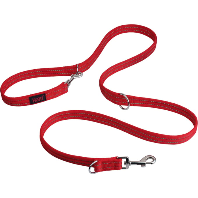 HALTI Trainingslijn - 200 cm lang, 25 mm breed, rood