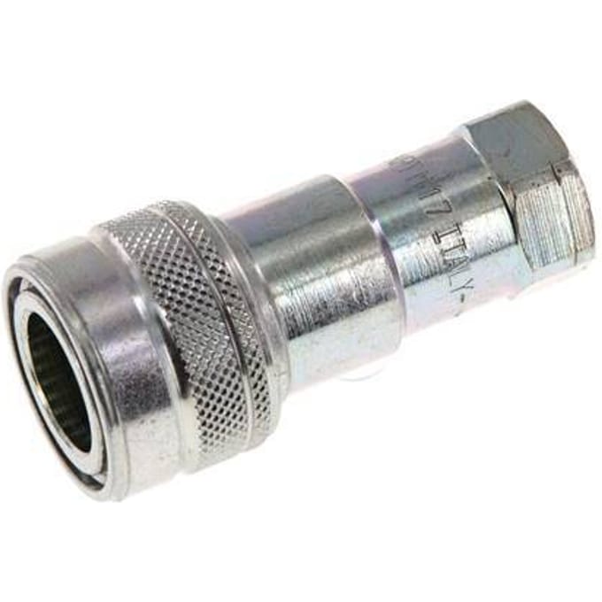 Stalen DN 6.3 Hydraulische Koppeling Snelkoppeling 1/4 inch NPT binnendraad ISO 7241-1 B D 14.2mm