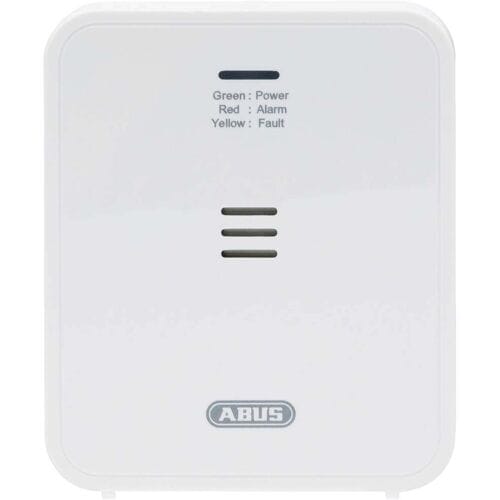 ABUS Koolmonoxidemelder COWM370 met elektrochemische sensor, 85 dB, Oppervlakte - 60 m² Wit