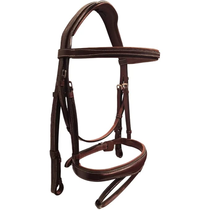 Zadelremsystemen voor paarden zonder teugels Silver Crown Style Couture