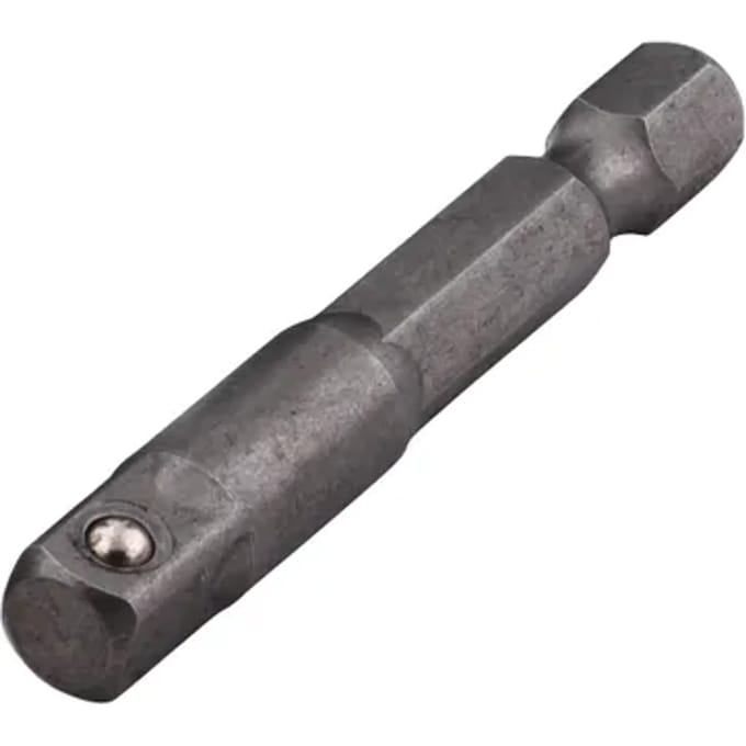 Wolfcraft Dopsleuteladapter - 1/4" Hex Naar 3/8" Vierkant - 50mm