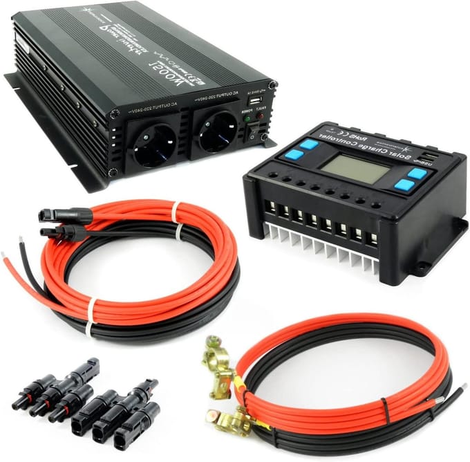Zonne-energie set - Energie systeem - Off-grid stroom - Voorgemonteerde componenten - 1500 Watt
