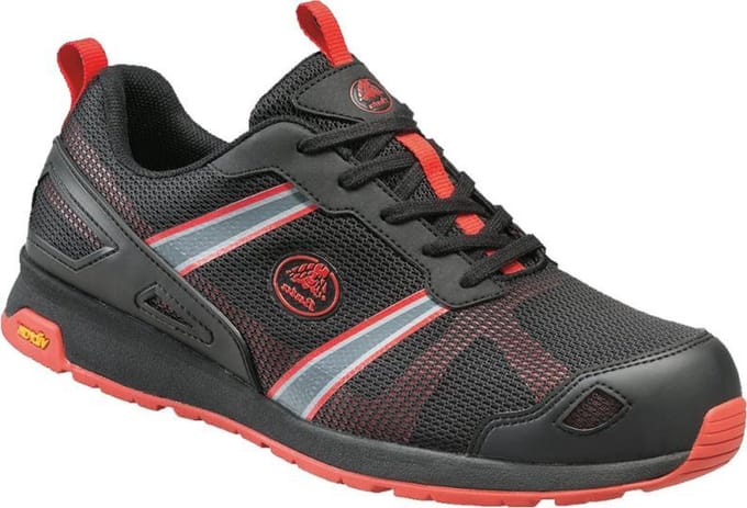 Bata Industrials Bright 031 Laag S1P - Zwart/Rood (W) - 38