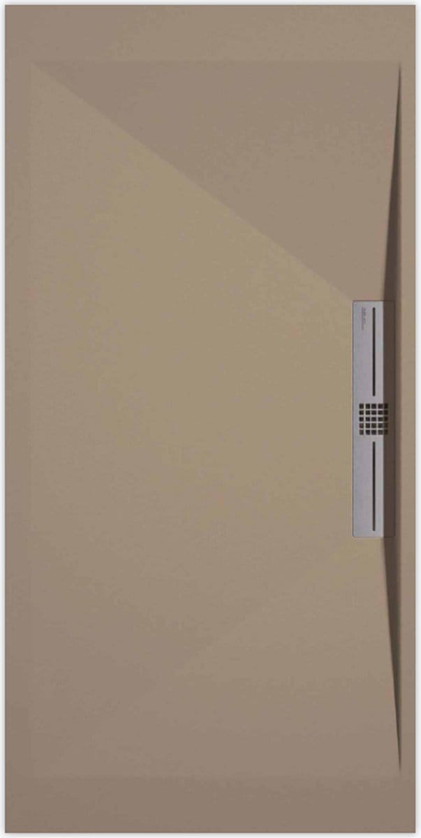 Sanifun douchebak Stone Side Moka Smooth 1100 x 700 S