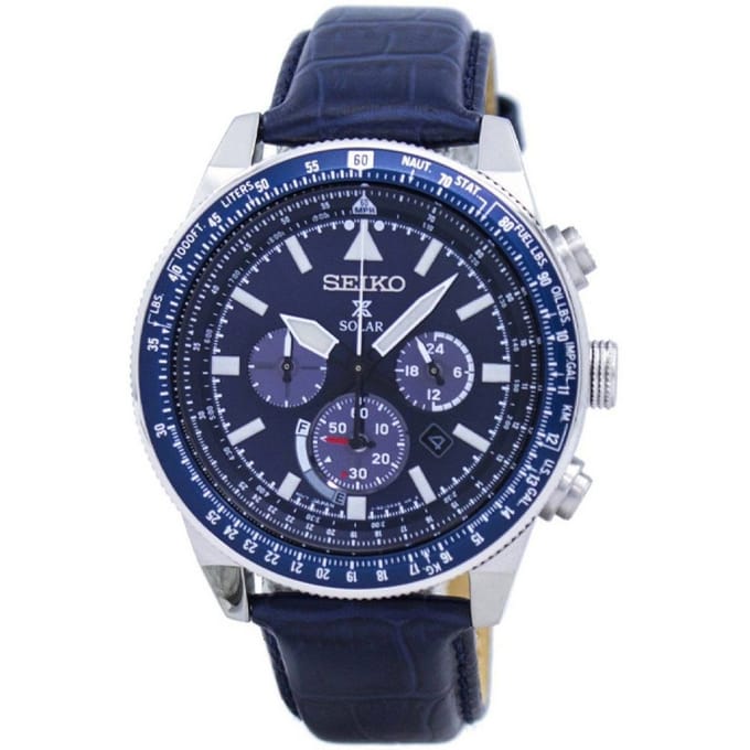 Seiko Solar Prospex Chronograph 45 mm Staal | SSC609P1
