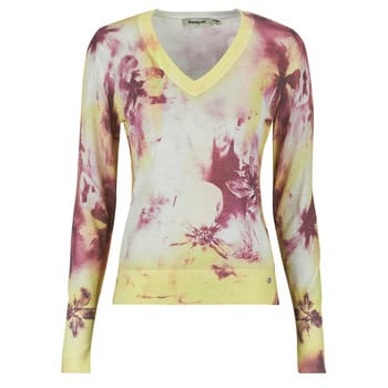 Desigual Giallo Viscose Dames Trui