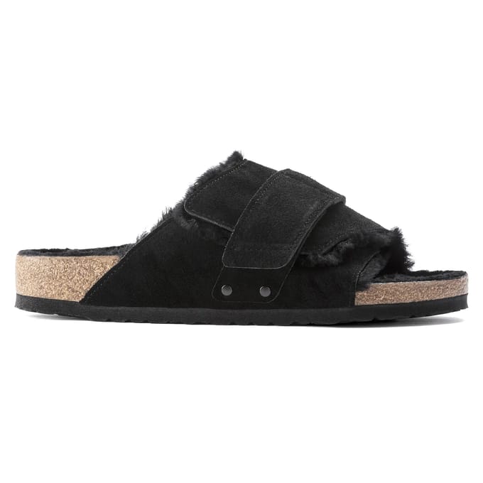 Leren sandalen Birkenstock Kyoto Suede