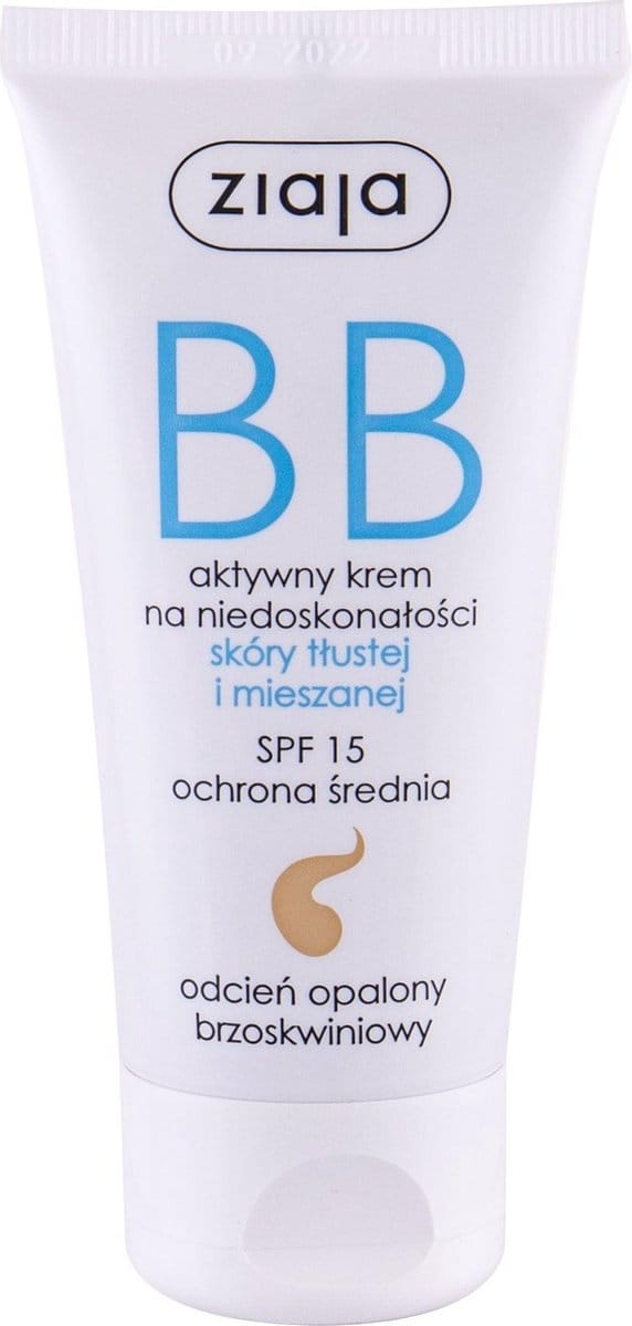 Ziaja - Bb Cream Oily And Mixed Skin - Bb Cream 50 Ml Shade Dark