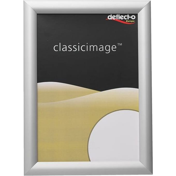 Deflecto SFA4S Klapframe Zilver DIN A4 1 stuk(s) (b x h x d) 240 x 325 x 15 mm