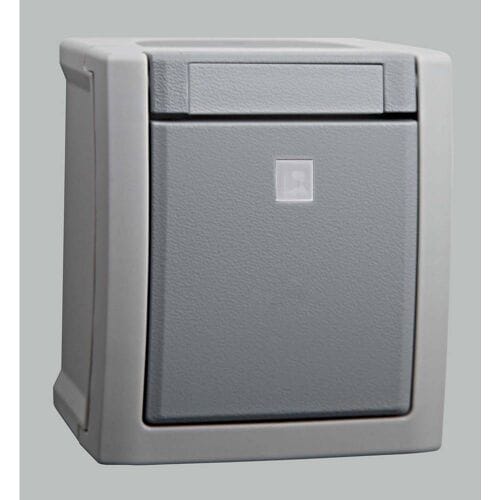 VIKO 90591014-DE Pacific Knop spatwaterdicht Grijs 1 stuk(s)