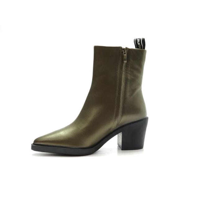 Maruti - Gisele Enkellaarsjes op hak Metallic - Metallic Bronze - 38