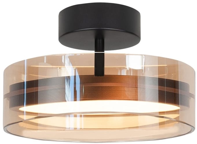 Highlight - Plafondlamp Enzo Ø 30 cm zwart
