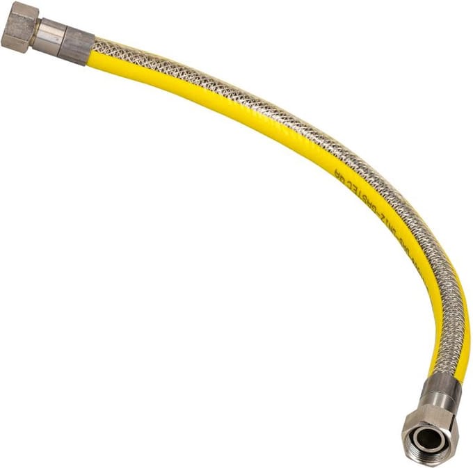 Sanivesk RVS flexibele gasslang wartel M24x100cm